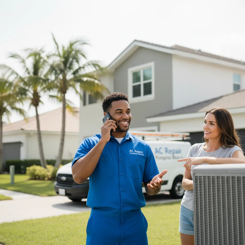 AC Repair Pompano Beach customer support in Melville